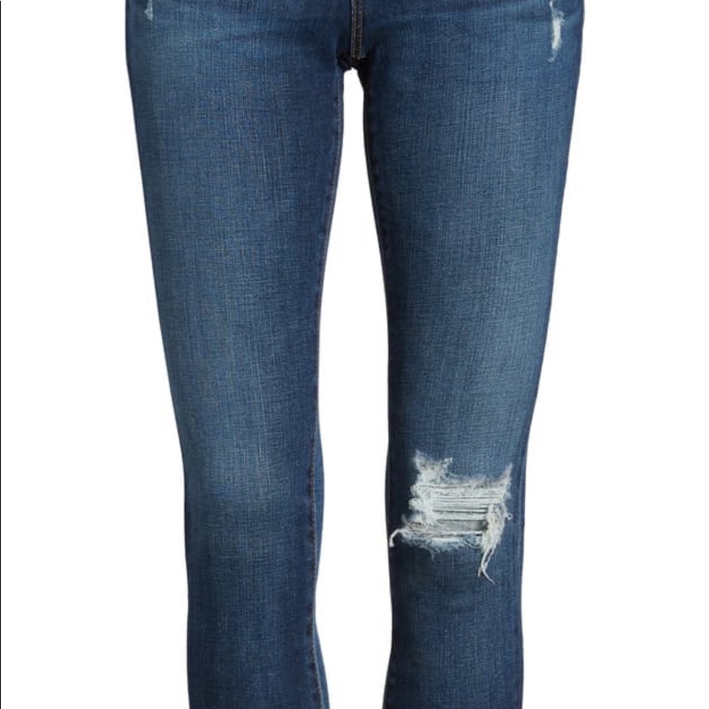 Ag The Legfing Ripped Ankle Skinny View 4